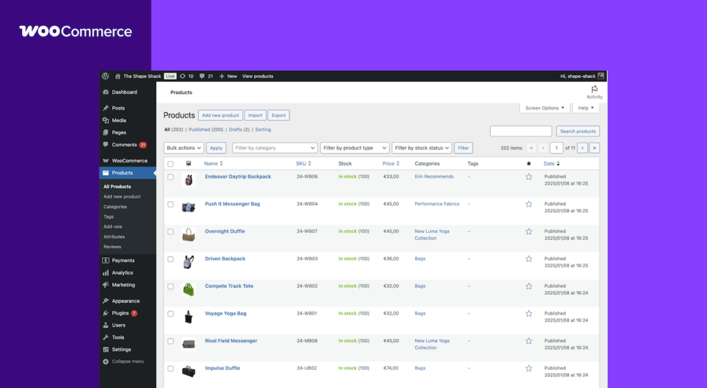 WooCommerce e-commerce development and consulting NY